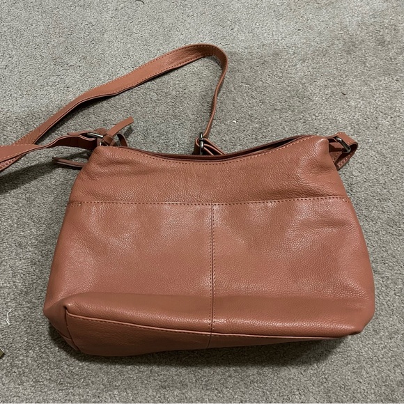 Great American Leather Works Pink Small Hobo Hand Bag - Picture 6 of 6